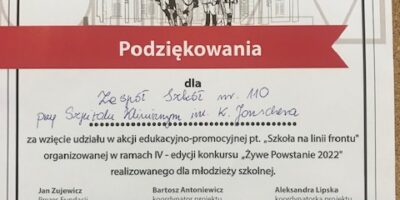 Szkoła na linii frontu